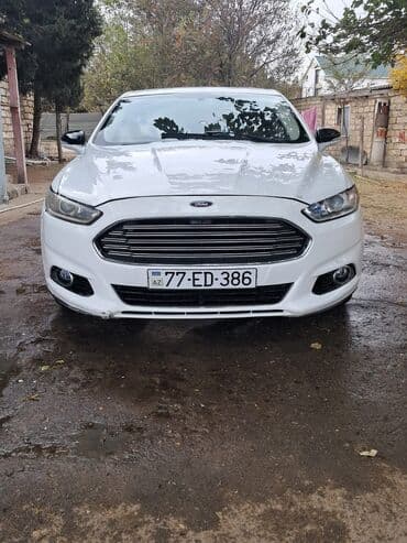 Ford Fusion – ağ rəng, sedan Texniki xüsusiyyətlər: - Avtomatik