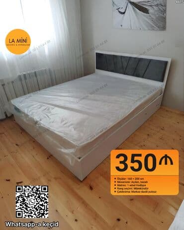 dəmir şkaf: İkinəfərlik çarpayı, Bazalı, Matras ilə, Siyirməli — 1