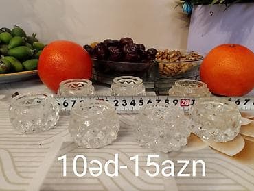 sir sekli: Qəhvə dəsti, rəng - Qızılı, Şüşə — 9