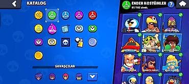bal: Brawl Stars hesabı – yüksək inkişaf etmiş profil - Kupa yolu: 45.464 — 9