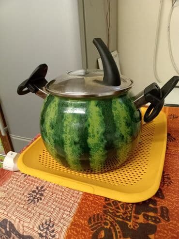 caydanliq: Цвет - Зеленый, Заварочный чайник, Нержавеющая сталь — 1