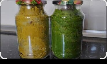 1 ton suyun qiymeti: Təzə üzüm yarpaqları konservləşdirilmiş bankalarda. Dolma hazırlamaq — 2