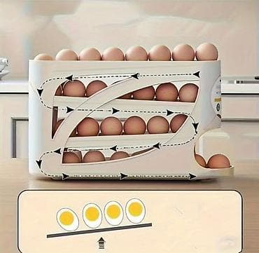 Yumurta üçün avtomatik “roll” tipli dispenser/organayzer - 3 — 1