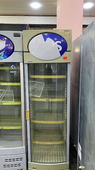 Kommersiya vitrin soyuducusu – Klimasan marka - Şüşə qapılı, dik — 1