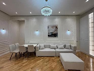 Mənzillər: İcarəyə verilir 2 otaqlı yeni tikili 77 m², Ağ şəhər q. Kateqoriya — 3