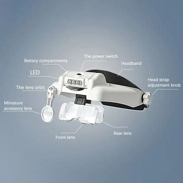 diş aparatı: Lupa baş lupasi ▪️lupa böyüdücü ▪️model:mg81000-sc ▪️3 led isigi — 4