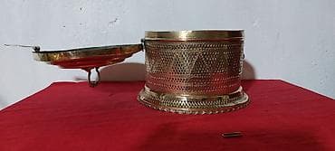 часы с боем: Mis qutusu – əl işidir - Material: mis (pirinç tonlarında) — 2
