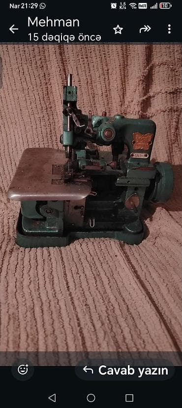 averlok maşın: Sənaye overlok tikiş maşını – Butterfly GN1-1 - Model: Butterfly — 3