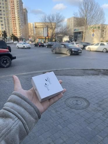 🎧 AirPods 4 ANC (Active Noise Cancellation) ✔️ Orijinal Apple məhsulu