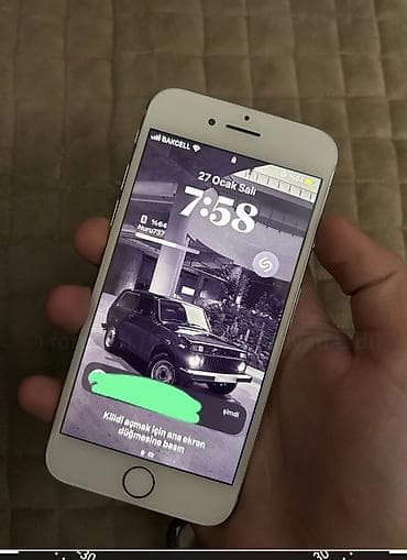 islenmis akumulator satisi: IPhone 8, 64 GB, Ağ, Barmaq izi, Simsiz şarj — 2
