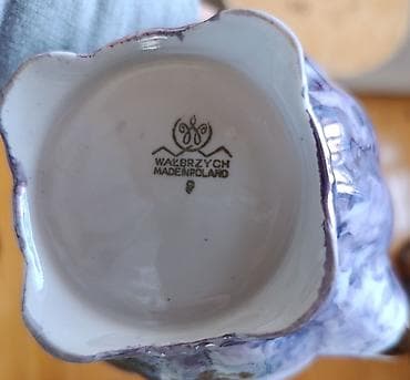 cay termosu: Çay dəsti, rəng - Bənövşəyi, Farfor, 6 nəfərlik, Polşa — 3