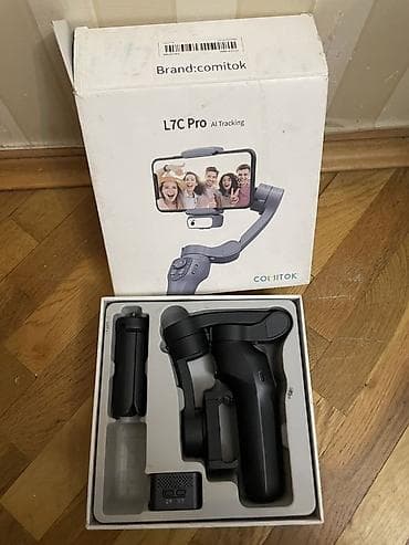 Comitok L7C Pro – smartfon üçün 3 oxlu stabilizator (gimbal)