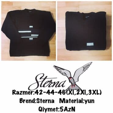 yun koynekler: Razmer:42-44-46(Xl,2XL,3XL)
Brend:Sterna
Material:yun
Qiymet:5AzN — 1