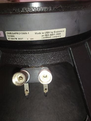 baş feneri: Omega Pro15 düyüm professional bas dinamikləri - Model: Eminence — 10