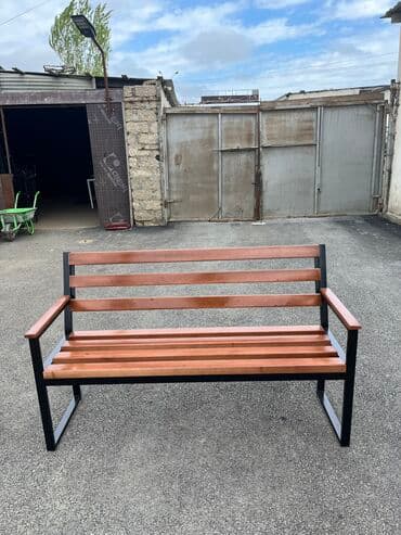 stol stul işlenmiş: Yeni, Kvadrat masa, Açılmayan, Skameykalar ilə, Taxta, Azərbaycan — 6