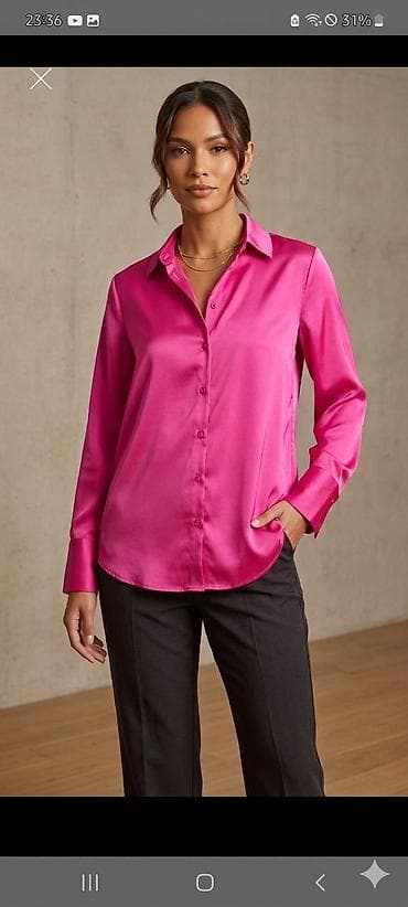 qız ayaqqabıları: Brend: Calliope Model: Klassik düyməli qadın köynəyi Rəng: Parlaq — 1