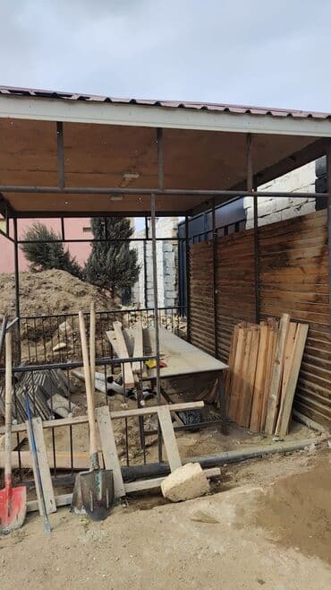 tikinti materiallarının topdan satışı: Yaxsi qalin materealdan yigilmish sohbetgah(bisetka)olcusu 4.30#3.20 — 4