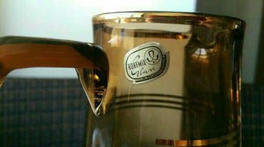 богемское стекло фужеры: Rəng - Qızılı, Şüşə, Çexiya — 4