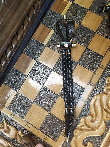 sumkalar kisi ucun: Əl işı təsbeh dəsti - Material: qara-qəhvəyi tonlarda cilalanmış — 5