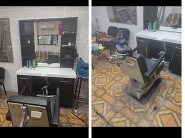 Berber mebel dəsti - Komplekt: böyük güzgülü iş stolu (üstündə