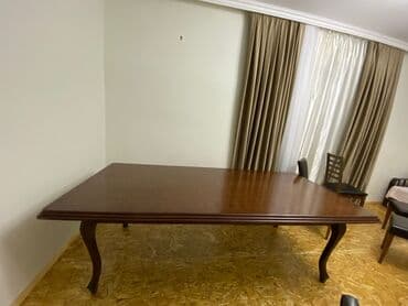 обеденный стол купить: Гостиный стол, Б/у, Нераскладной, Дерево, Прямоугольный стол — 3