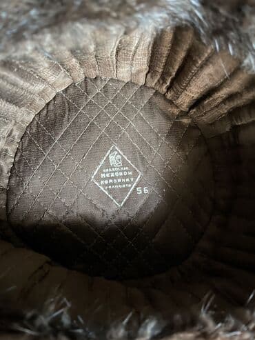 kişi üçün yun şap şaplar: Норковая шапка мужская, новая, размер 56. Также имеются 2 ношеные в — 3