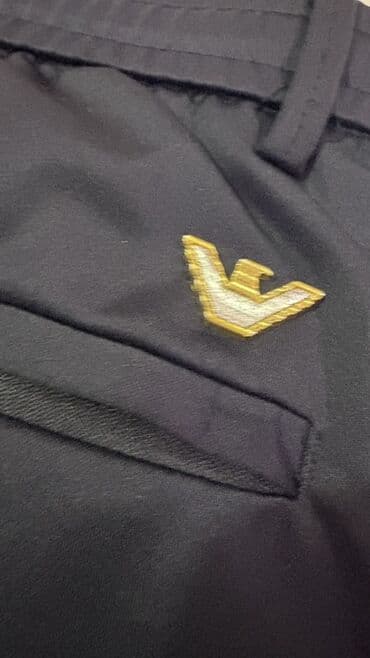 kurtka türkçe ne demek: Bol kəsim Şalvar, Emporio Armani, rəng - Qara — 2