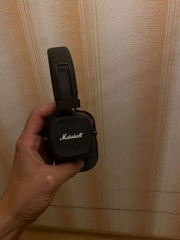 Simsiz (Bluetooth) Qulaqcıqlar, Marshall, rəng - Qara