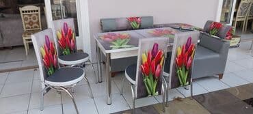 hinduşka ətinin qiyməti: 🇹🇷Turkiye istehsali. Metbex masa desti Masa 4oturacaq Masa 80*130 — 9