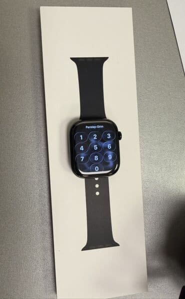 Smart saat, Apple, Suya davamlı, rəng - Qara