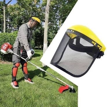 baş ortuyu: Üz qoruyucu maska Üz qoruyucu maska satılır. Benzin və elektrikli — 7