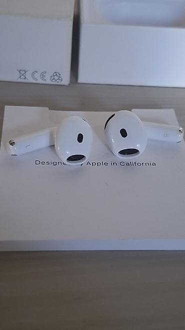 Qulaqcıqlar: Apple AirPods simsiz qulaqlıq (qutusuz cüt) original. - Model: Apple — 1