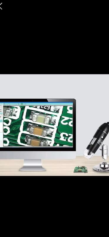 mikroskop qiymətləri: Raqemsal Mikroskop Kamerasi 1600X 3in1 Type-C USB Portativ Elektron — 5