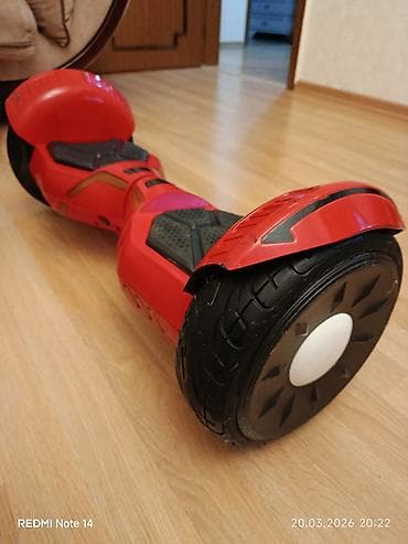 Гироскутеры: HOVERBOARD / GİRİŞİMÇİ ÖZBALANS SKUTER - Rəng: qırmızı, idman — 2