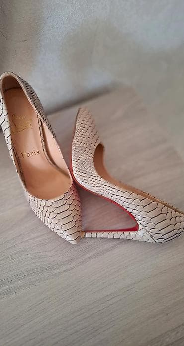 Tuflilər, Ölçü: 38, rəng - Bej, Yeni