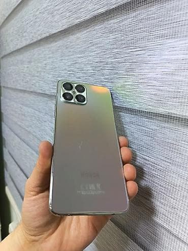 jinga telefonlari: Honor X8, 128 GB, rəng - Gümüşü, Sensor, Barmaq izi, İki sim kartlı — 3
