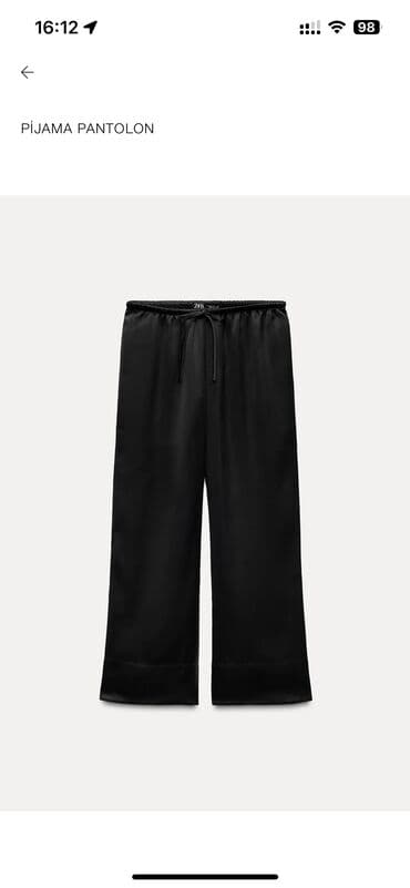 model: Zara saten, pijama model şalvar 
az geyilib — 2