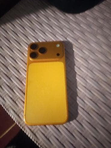 ayfon 14 pro: IPhone 17 Pro, 512 ГБ, Желтый — 1