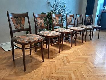 antik stul: Mətbəx üçün, Qatlanmayan, Stul — 3