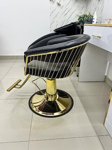 utu stolu skafli: Qızılı çərçivəli salon kreslosu yenidir işlədilməyib - Dizayn: Qızılı — 2