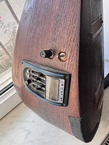 Qarmonlar: Elektro saz – peqap və ön gücləndirici ilə - Korpus: taxta saz, qolu — 3