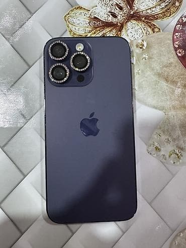 iphone 16 pro max qiyməti: IPhone 14 Pro Max, 128 GB, Deep Purple, Face ID — 1