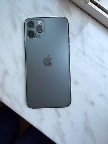 iphone 8s plus: IPhone 11 Pro, 64 GB, Matte Midnight Green, Qırıq — 1