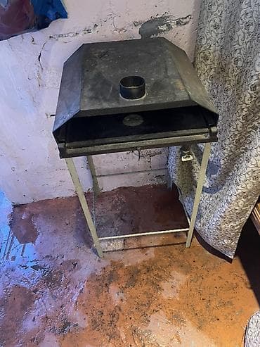 Bağ evi və bağ üçün hərşey: Metall soba/ocaq – tüstü borusu çıxışı olan, dayanıqlı dəmir — 1