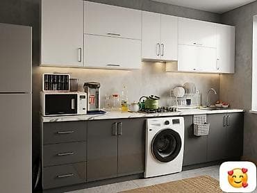 Mətbəx mebeli 550₼ Qaz moyka daxildi ölçü 3.20 təcili satılır ünvan