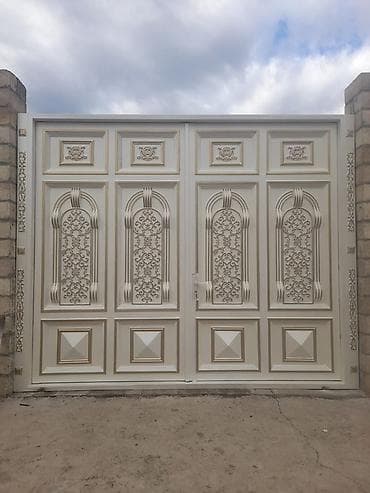 pul qapı: Dəmir Həyət darvazası, Avtomatik, Qapı ilə, rəng - Qara, Kredit yoxdur, Ödənişli quraşdırma — 5