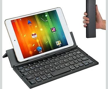 komputer canta: Katlanır Bluetooth Klavye Taşınabilir Seyahat Katlanabilir Klavye Mini — 2