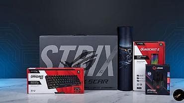 Noutbuklar və aksesuarlar: "RTX 5080-li son nəsil ASUS SCAR 16! Yanında ən son model HyperX — 3