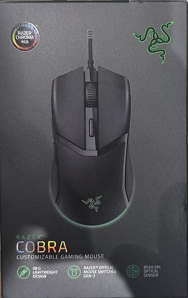 Настольные ПК и комплектующие: 8500 dpi qebul eden Razer cobra tam bir sened eseridir hem iş üçün hem — 1