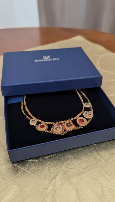 swarovski boyunbagi: Swarovski boyunbağı - Brend: Swarovski (orijinal qutusu və etiketlə) — 1